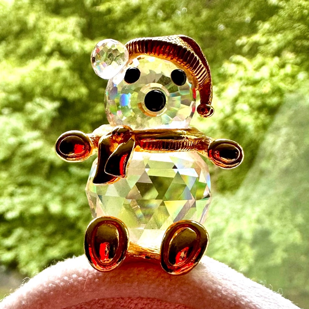 Swarovski Crystal Retired Bear (1980s) MINT